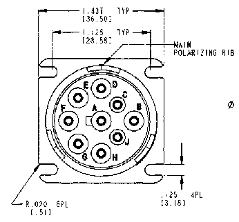 Deutch 9-pin CAN connector